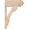 Ekena Millwork Merced Smooth Arts and Crafts Outlooker, Douglas Fir, 7 1/2"W x 18"D x 26"H OUT08X18X26MRC03SDF - alternate 2